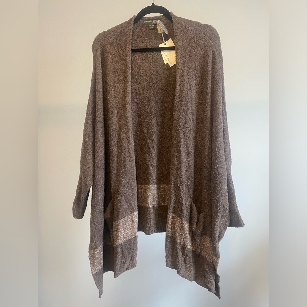 Barefoot Dreams cozy chic lite cardigan. One size. New with tags!